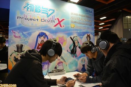 『初音ミク -プロジェクト ディーヴァ- X』など、台湾ユーザーに人気のタイトルを出展