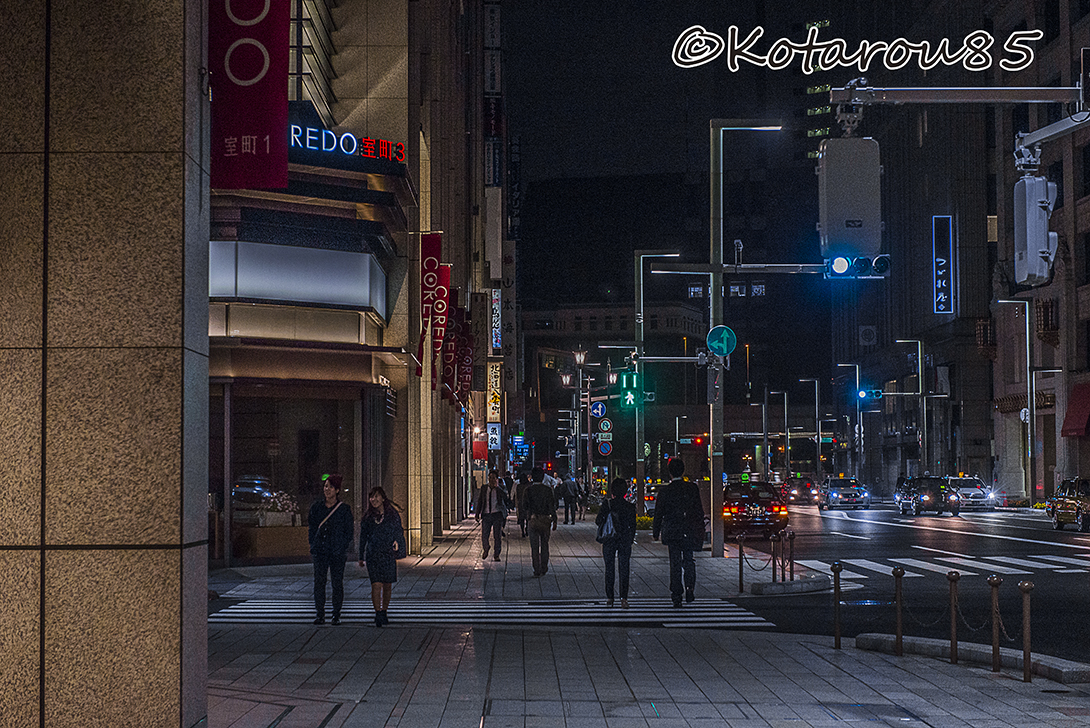 深夜の日本橋散歩 20151030